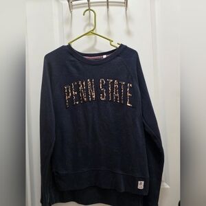Press box Leopard print Penn State sweatshirt